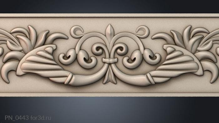 PN_0443 3d stl for CNC