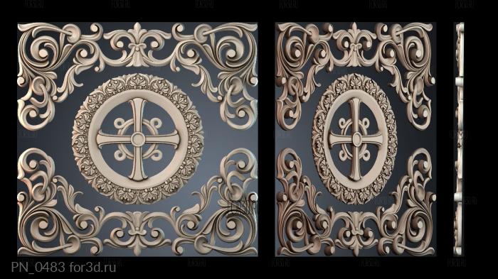 PN_0483 3d stl for CNC