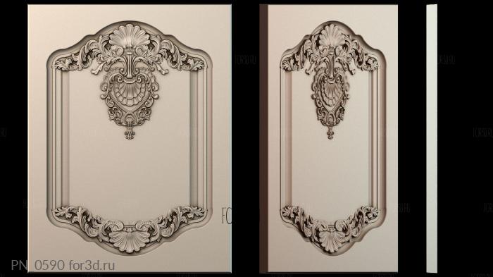 PN_0590 3d stl for CNC