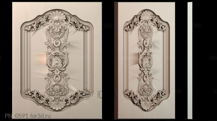 PN_0591 3d stl for CNC