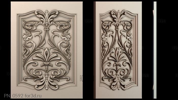 PN_0592 3d stl for CNC