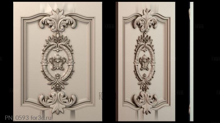 PN_0593 3d stl for CNC