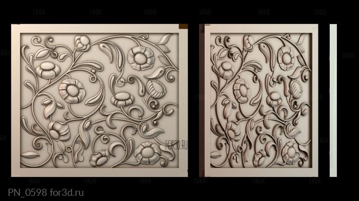 PN_0598 3d stl for CNC