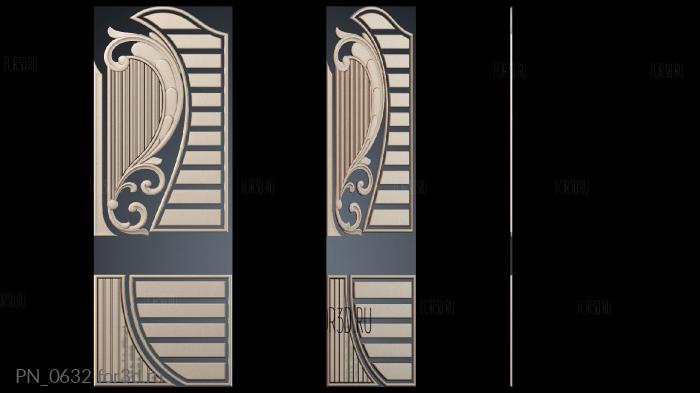 PN_0632 3d stl for CNC