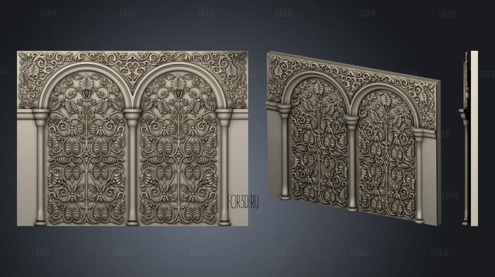 Option 2 of the IKN 0018 element 3d stl for CNC