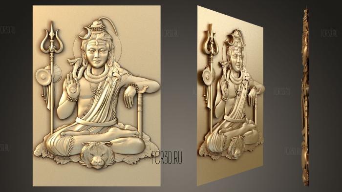 Shiva Parvati 3d stl модель для ЧПУ