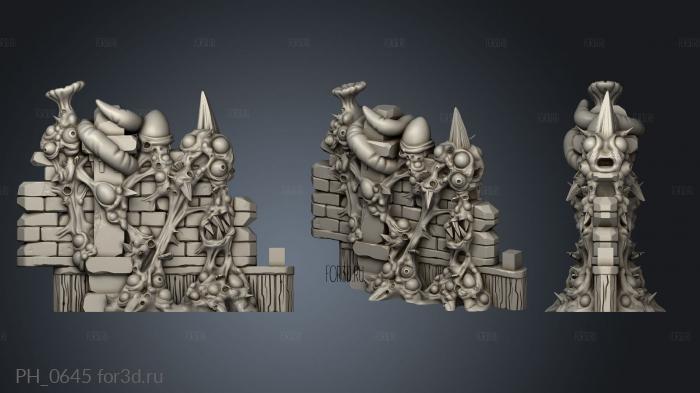 Настенная Колонна 3d stl модель для ЧПУ