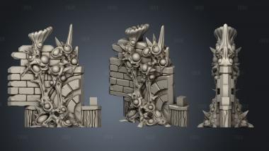 Wall Rune stl model for CNC