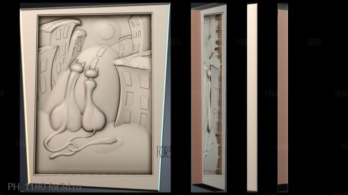 PH_1180 3d stl for CNC