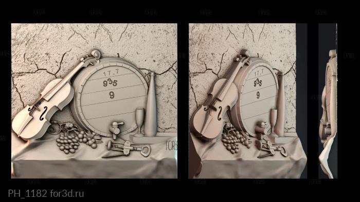 PH_1182 3d stl for CNC