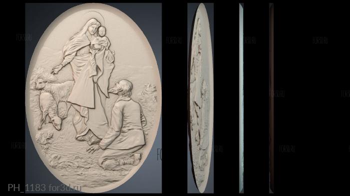 PH_1183 3d stl for CNC