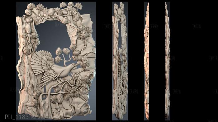 PH_1185 3d stl for CNC