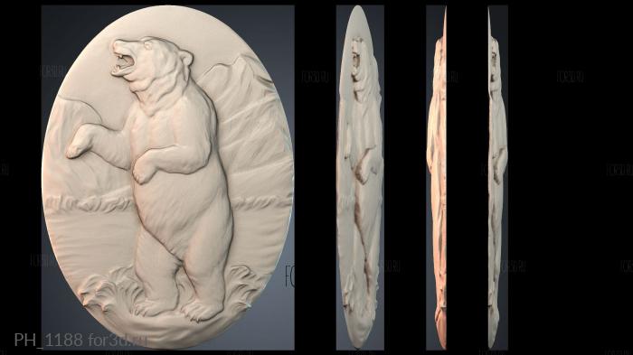 PH_1188 3d stl for CNC