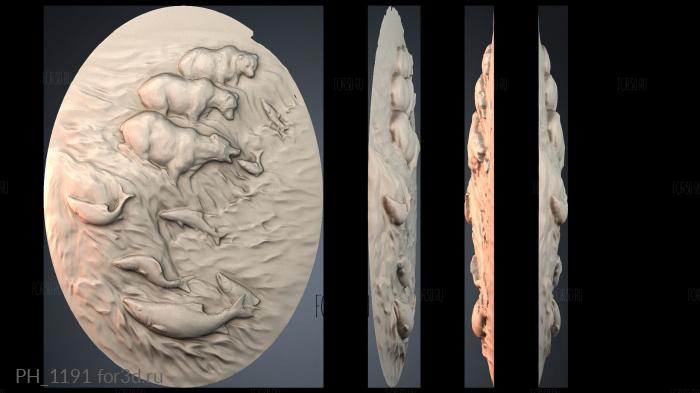 PH_1191 3d stl for CNC