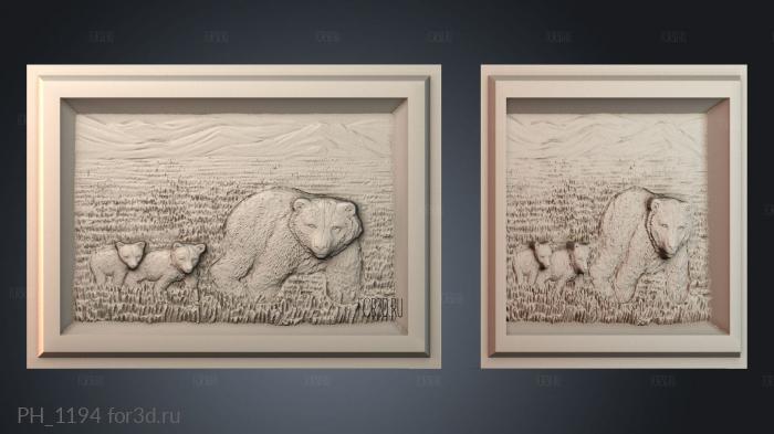 PH_1194 3d stl for CNC