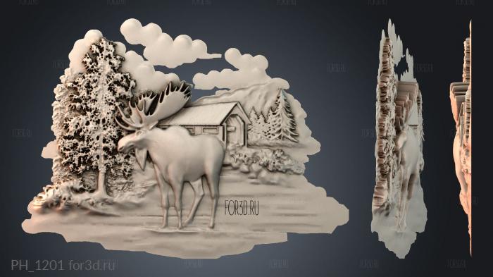 PH_1201 3d stl for CNC