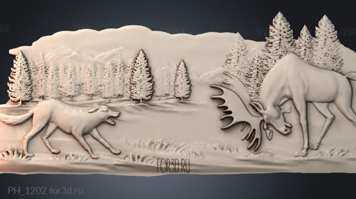 PH_1202 3d stl for CNC