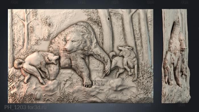 PH_1203 3d stl for CNC