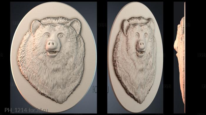 PH_1214 3d stl for CNC