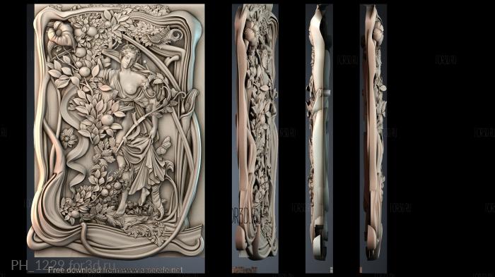 PH_1229 3d stl for CNC