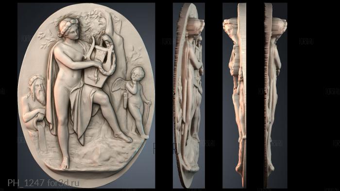 PH_1247 3d stl for CNC