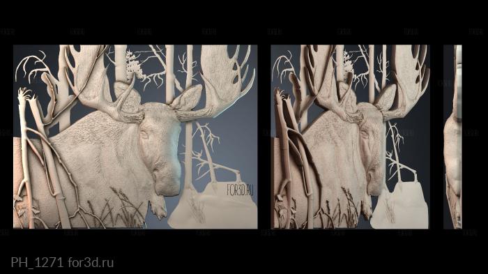 PH_1271 3d stl for CNC