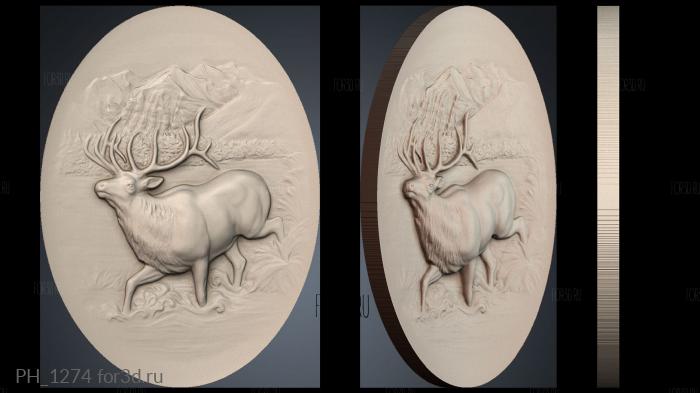 PH_1274 3d stl for CNC