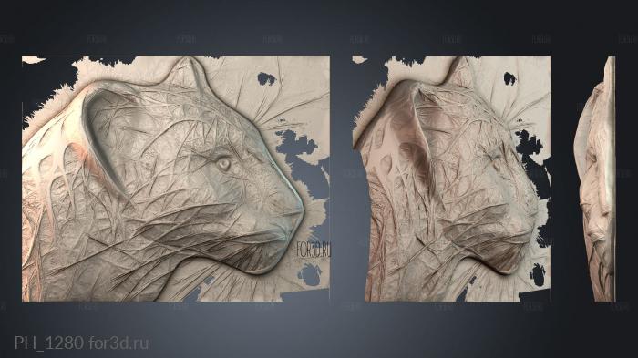 PH_1280 3d stl for CNC