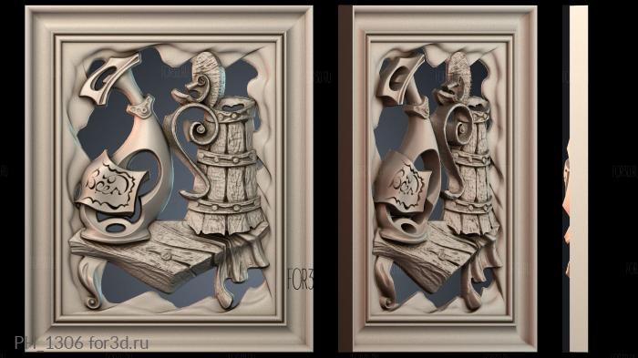 PH_1306 3d stl for CNC