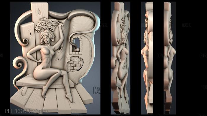 PH_1309 3d stl for CNC