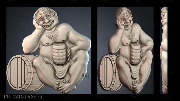 PH_1310 3d stl for CNC