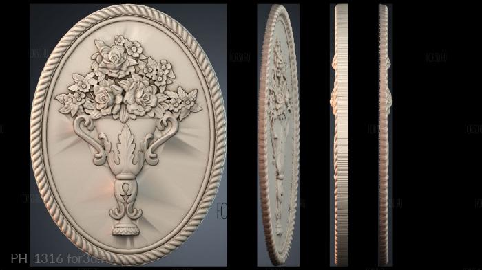 PH_1316 3d stl for CNC