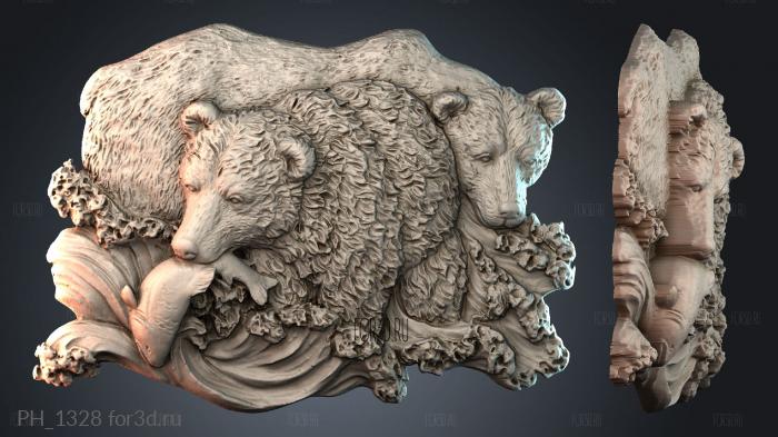 PH_1328 3d stl for CNC