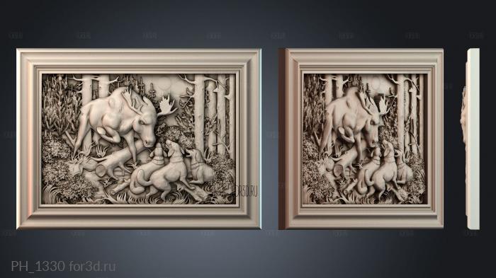 PH_1330 3d stl for CNC