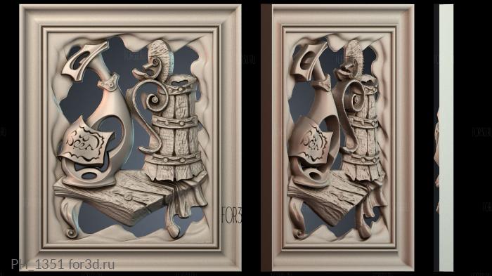 PH_1351 3d stl for CNC