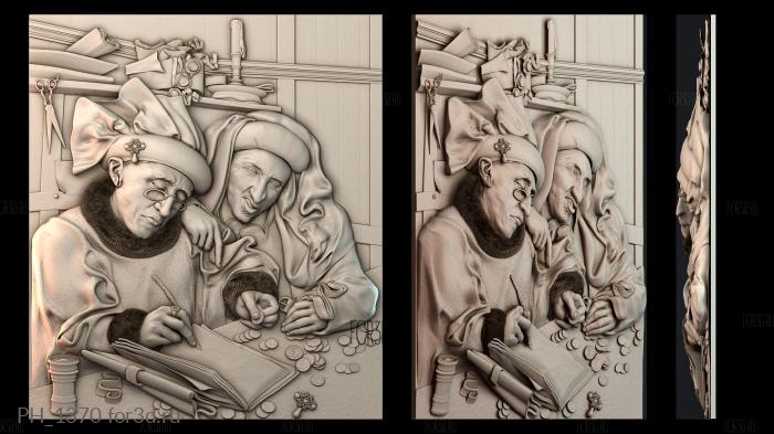 PH_1370 3d stl for CNC