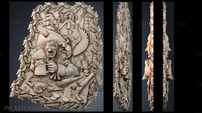 PH_1371 3d stl for CNC