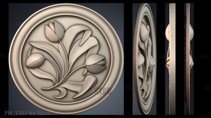 PH_1387 3d stl for CNC