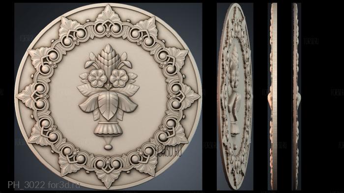 PH_3022 3d stl for CNC