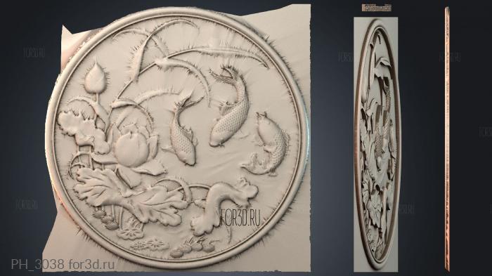 PH_3038 3d stl for CNC