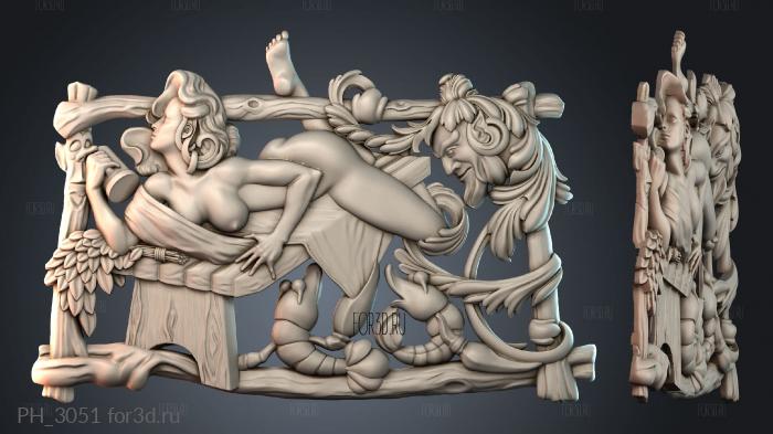 PH_3051 3d stl for CNC