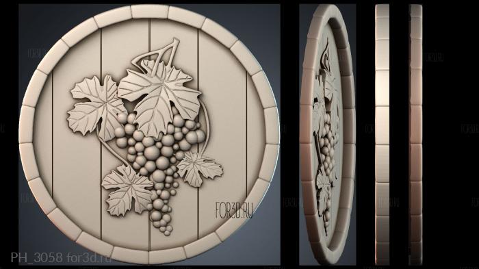 PH_3058 3d stl for CNC