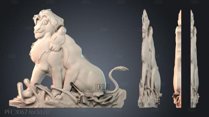 PH_3067 3d stl for CNC