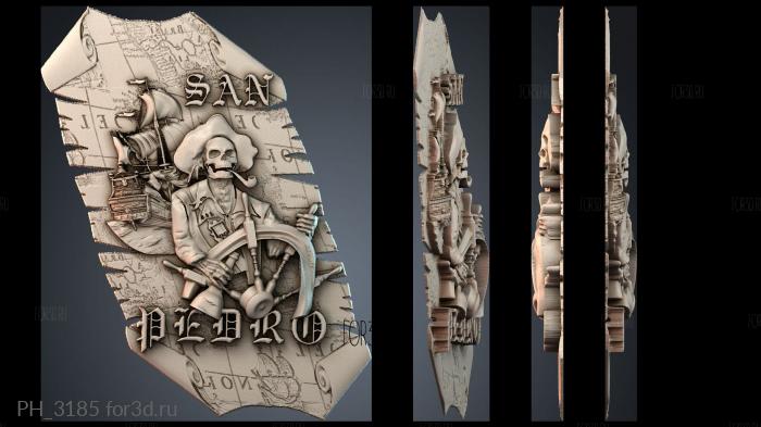 PH_3185 3d stl for CNC