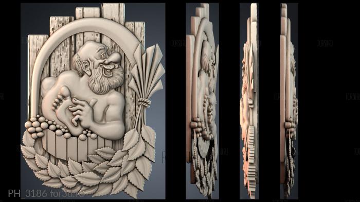 PH_3186 3d stl for CNC