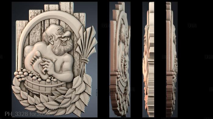 PH_3328 3d stl for CNC