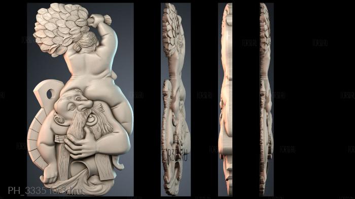 PH_3335 3d stl for CNC