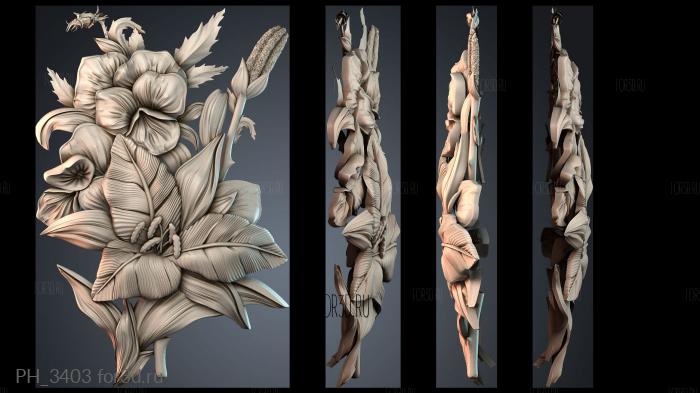 PH_3403 3d stl for CNC