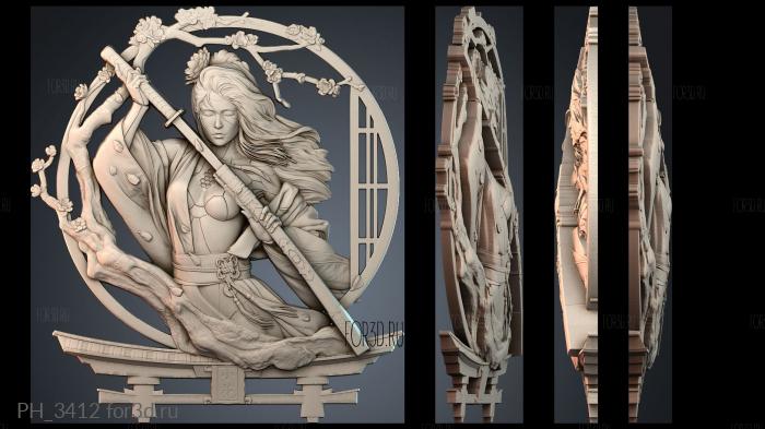 PH_3412 3d stl for CNC