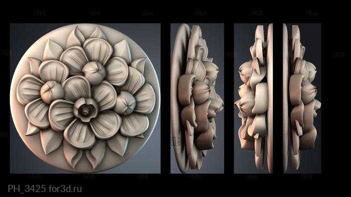 PH_3425 3d stl for CNC